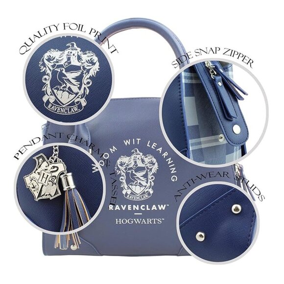 NEW Harry Potter Ravenclaw House- Inspired Top Handle Shoulder Bag BIOWORLD - Picture 5 of 5
